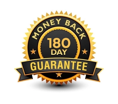 HeroUP 180-Day Money-Back Guarantee badge